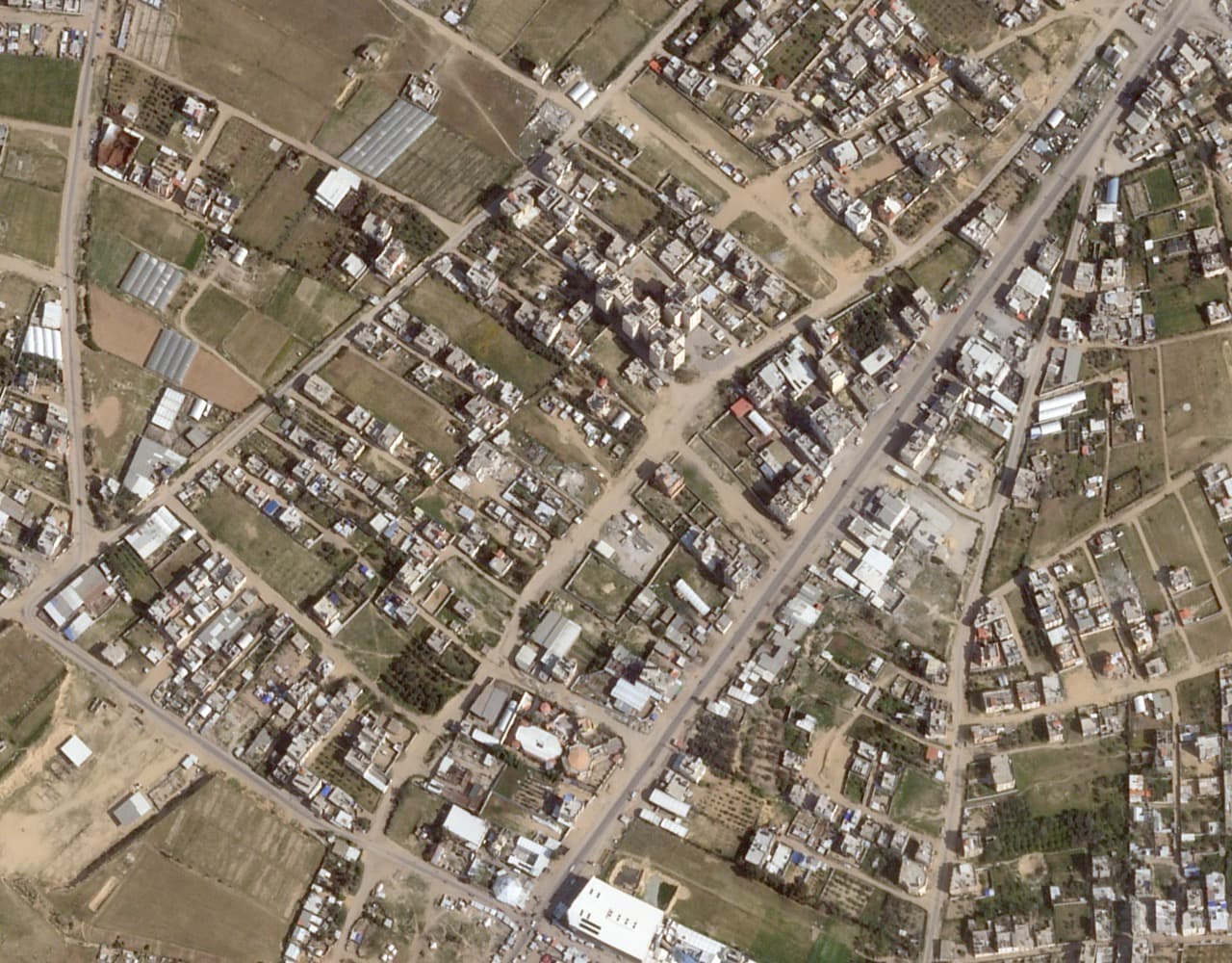 An area of Khan Yunis in March 2025